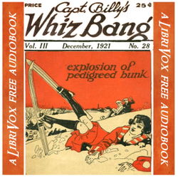 Captain Billy's Whiz Bang, Vol. 3, No. 28, December, 1921 - Poster