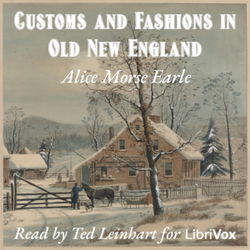 Customs and Fashions in Old New England - Poster