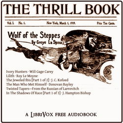 The Thrill Book Vol. I No. 1, March 1, 1919 - Poster