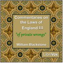 Commentaries on the Laws of England. Book 3: Of Private Wrongs - Poster