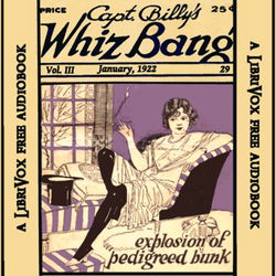 Captain Billy’s Whiz Bang, Vol. III. No. 29, January, 1922 - Poster