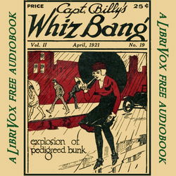 Captain Billy's Whiz Bang, Vol. 2, No. 19, April, 1921 - Poster