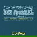 The American Bee Journal, Vol. VI. No. 5, Nov 1870 - Poster