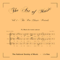 The Art of Music - Volume 01: The Pre-Classic Periods - Poster