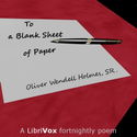 To a Blank Sheet of Paper - Poster