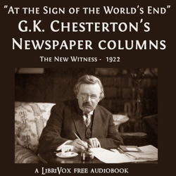 G.K. Chesterton's Newspaper Columns: The New Witness - 1922 - Poster