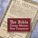 The Bible, Douay-Rheims, New Testament - Poster