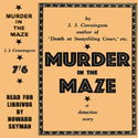 Murder In The Maze - Poster