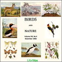 Birds and Nature, Vol. VIII, No 4, November 1900 - Poster