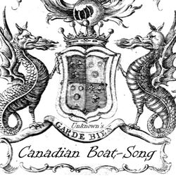 Canadian Boat-Song - Poster