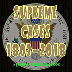 Supreme Cases from 1803-2018 - Poster Supreme Cases from 1803-2018 - Poster