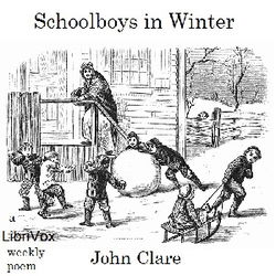 Schoolboys in Winter - Poster