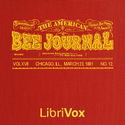The American Bee Journal. Vol. XVII, No. 12, Mar. 23, 1881 - Poster