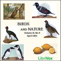 Birds and Nature, Vol. IX, No 4, April 1901 - Poster