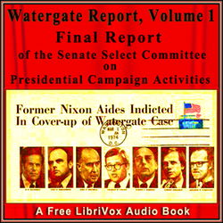 Final Report of the Senate Select Committee on Presidential Campaign Activities (Watergate Report), Volume 1 - Poster