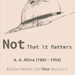 Not That it Matters (Version 2) - Poster