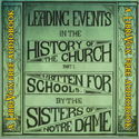 Leading Events in the History of the Church: Part 1 - Christian Antiquity - Poster